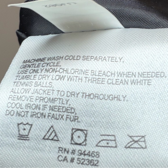 Laundry Black Puffer Coat | Faux Fur Collar Leopard Lined Long Jacket - Picture 5 of 8